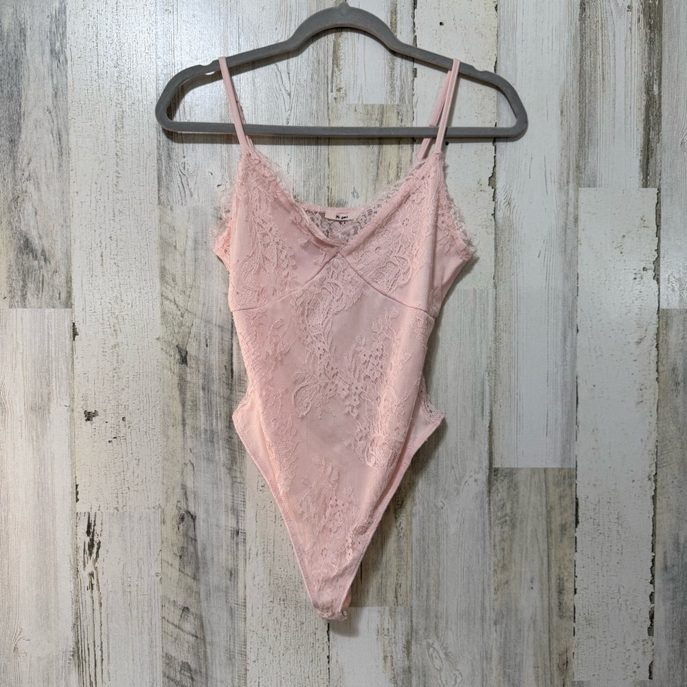 Miami Pink Lace Bodysuit